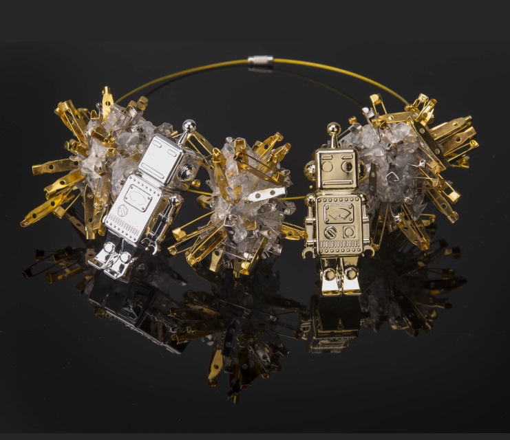Necklace "Robots". 2015